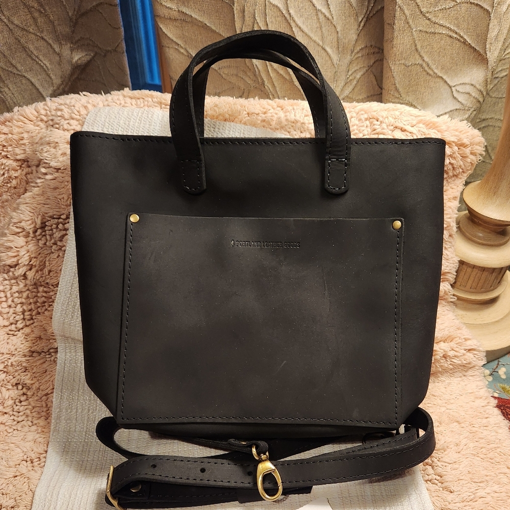PLG Shadow Black Mini Zip Crossbody